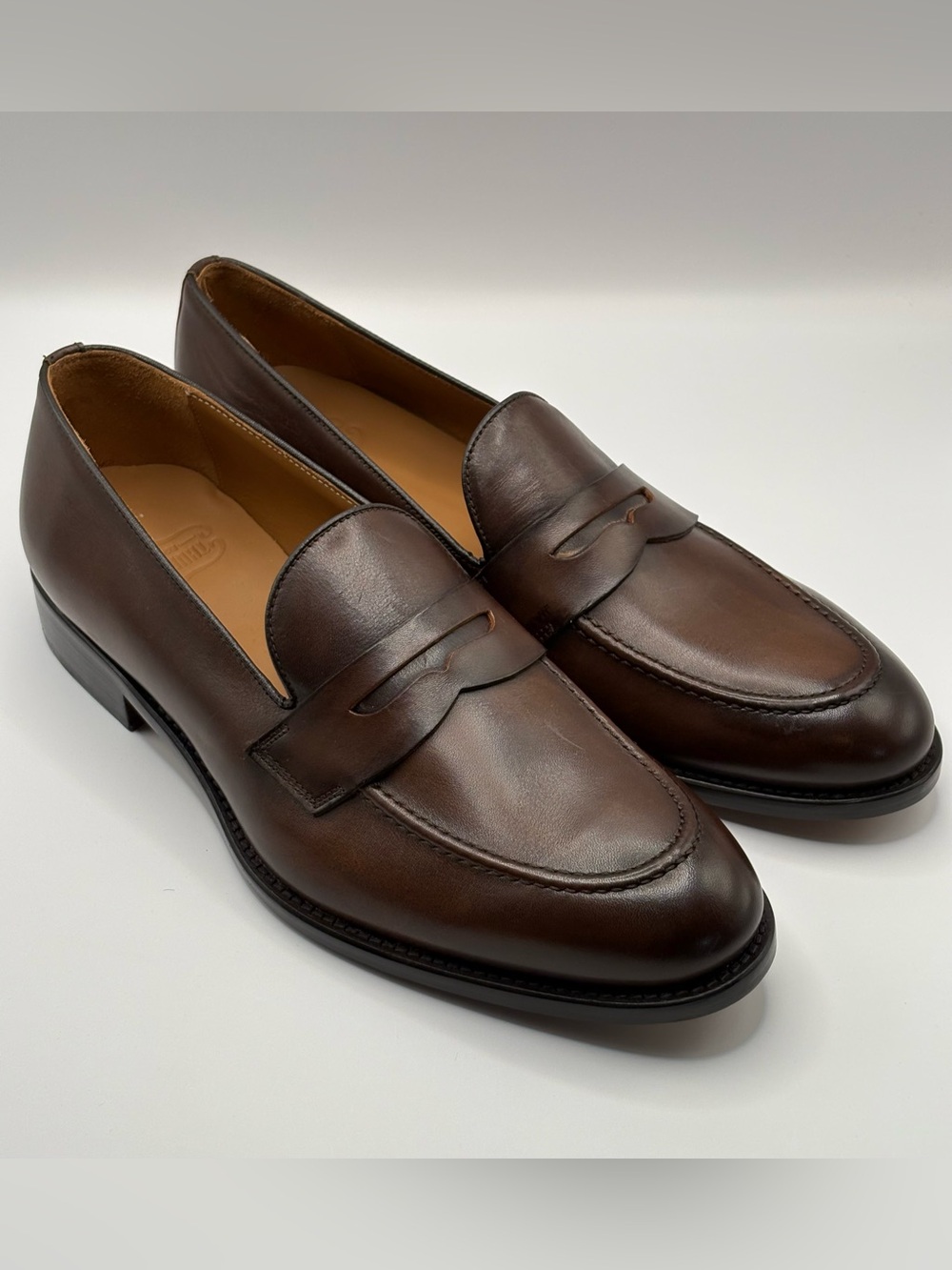 Thursday Boot Company Lincoln Men’s Dark Brown Leather Penny Loafers
